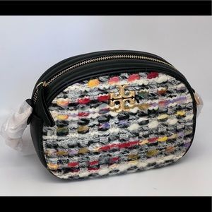 NWT Tory Burch Kira Tweed Small Camera Bag
